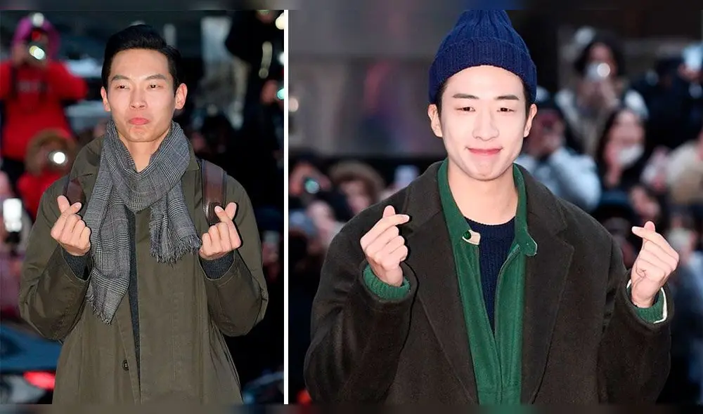 Yang Kyung Won y Yoo Su Bin en la fiesta de despedida de Crash Landing on You