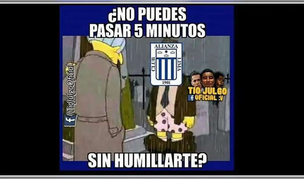Alianza Lima no pudo vencer al Alianza Universidad por la fecha 14 del Torneo Clausura y lo memes no se hicieron esperar en las redes sociales. Alianza Lima no pudo vencer al Alianza Universidad por la fecha 14 del Torneo Clausura y lo memes no se hicieron esperar en las redes sociales.