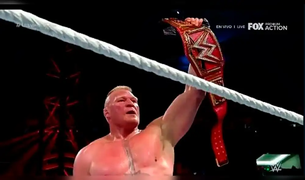 WWE Royal Rumble 2019: Brock Lesnar derrotó a Finn Bálor para retener el Campeonato Universal