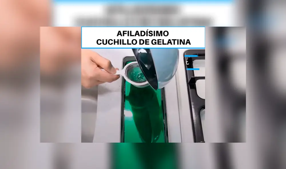 Desliza a la izquierda para ver este asombroso experimento. Foto: Captura. Desliza a la izquierda para ver este asombroso experimento. Foto: Captura.