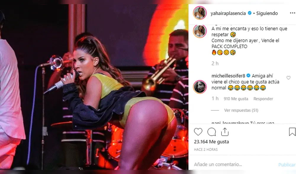 Yahaira Plasencia presume derrier y Michelle Soifer deja irónico mensaje