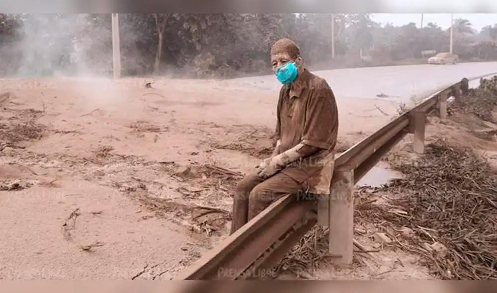 Murió Concepción Hernández, hombre símbolo tras la erupción del Volcán de Fuego [VIDEO]