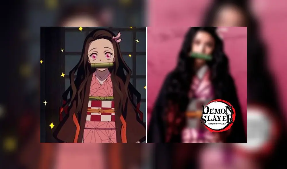 La nueva apariencia de Nezuko en el live-action de Kimetsu no Yaiba. Créditos: Composición La nueva apariencia de Nezuko en el live-action de Kimetsu no Yaiba. Créditos: Composición