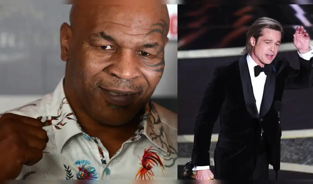 Según la versión de Mike Tyson, el galardonado intérprete le pidió que no lo golpeara. (Foto: AFP / Composición)