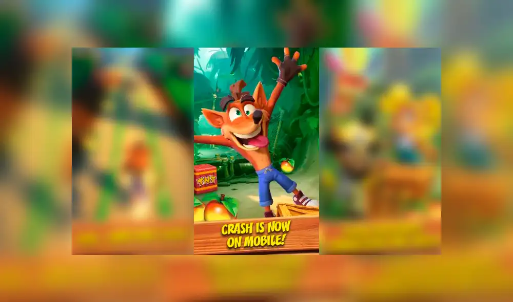 Desliza para ver las fotos filtradas del juego de Crash Bandicoot para celulares. Foto: Captura.