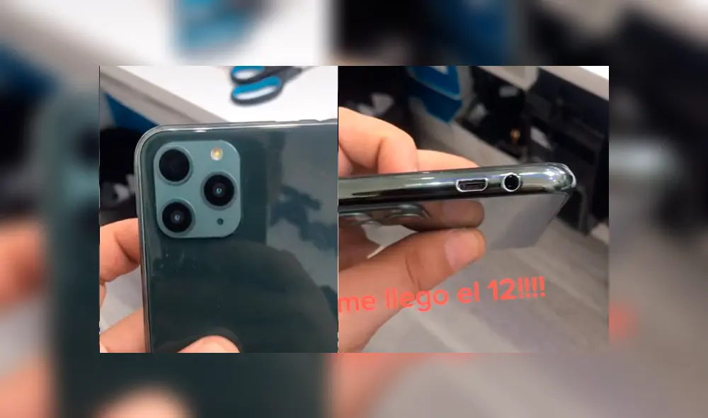 Desliza las imágenes para ver la desagradable sorpresa que se llevó un joven al comprar un iPhone 11 por Internet. Foto: Captura/TikTok