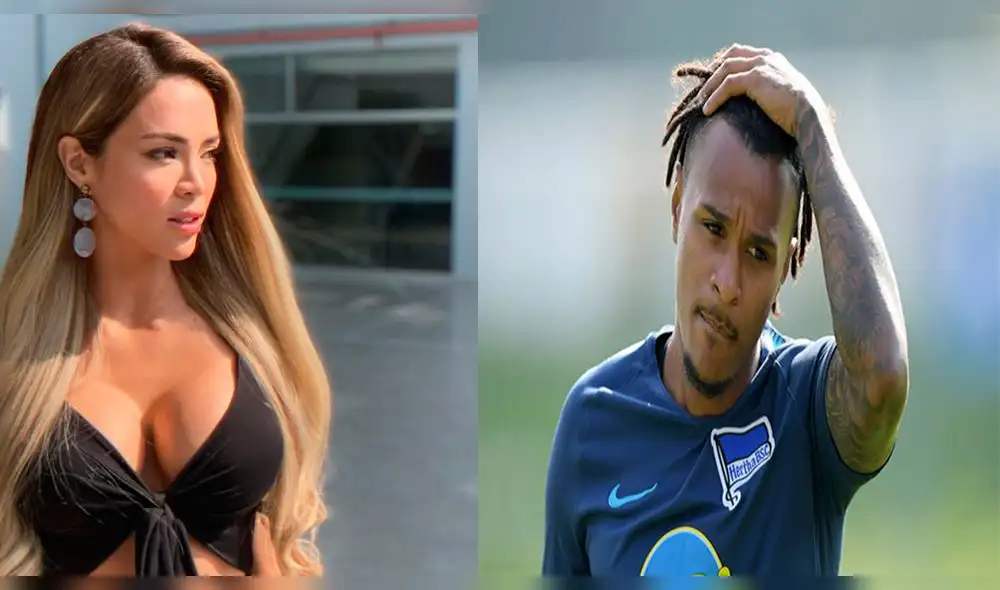 Sheyla Rojas y Valentino Lázaro