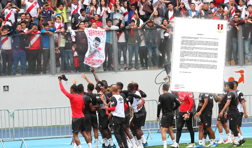 Comunicado de la FPF a los hinchas de la selección peruana. Foto: Líbero Comunicado de la FPF a los hinchas de la selección peruana. Foto: Líbero