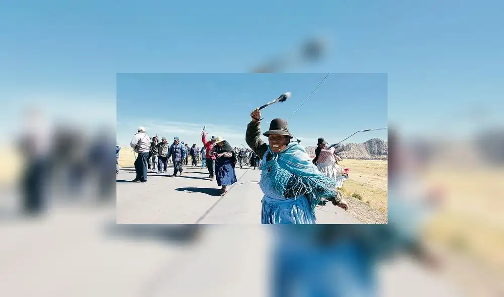 Los azotes son práctica común en región Puno. Los azotes son práctica común en región Puno.