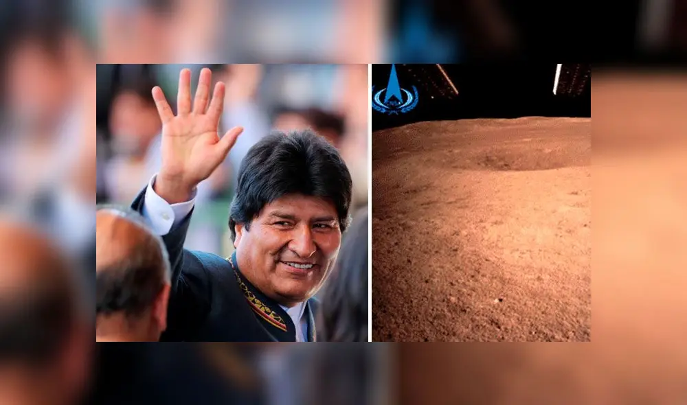 Evo Morales celebra ser socio tecnológico de China tras alunizaje del Chang'e 4