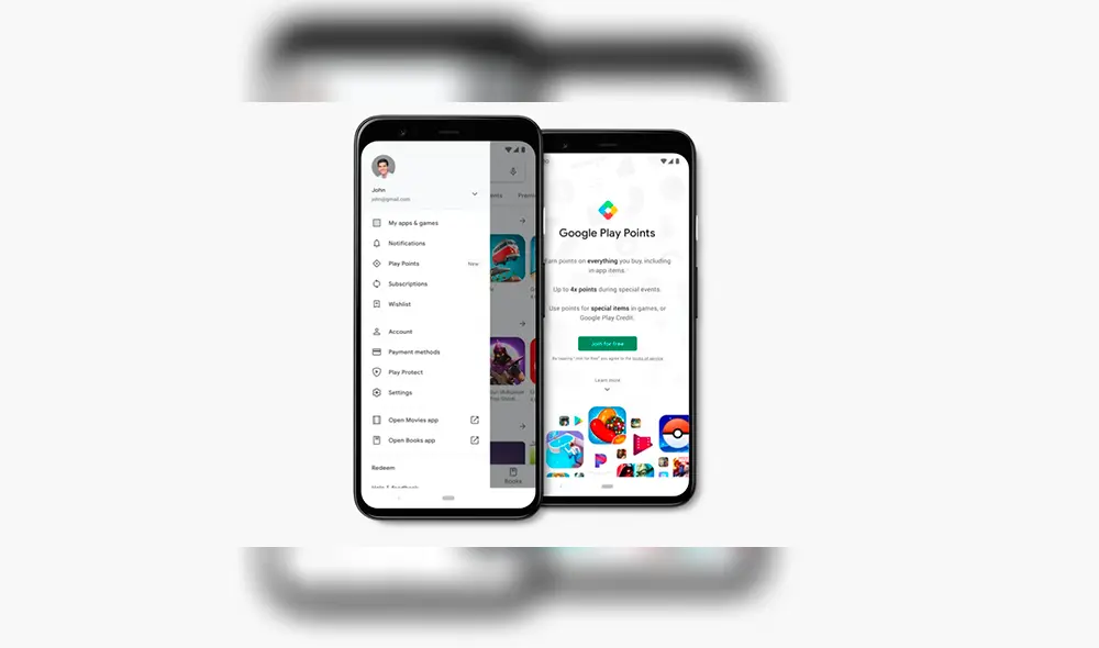 El nuevo programa de recompensas Google Play Points.