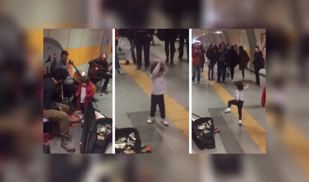 En Facebook, unos músicos interpretaron una canción sinfónica y una pequeña se emocionó con su espectáculo.