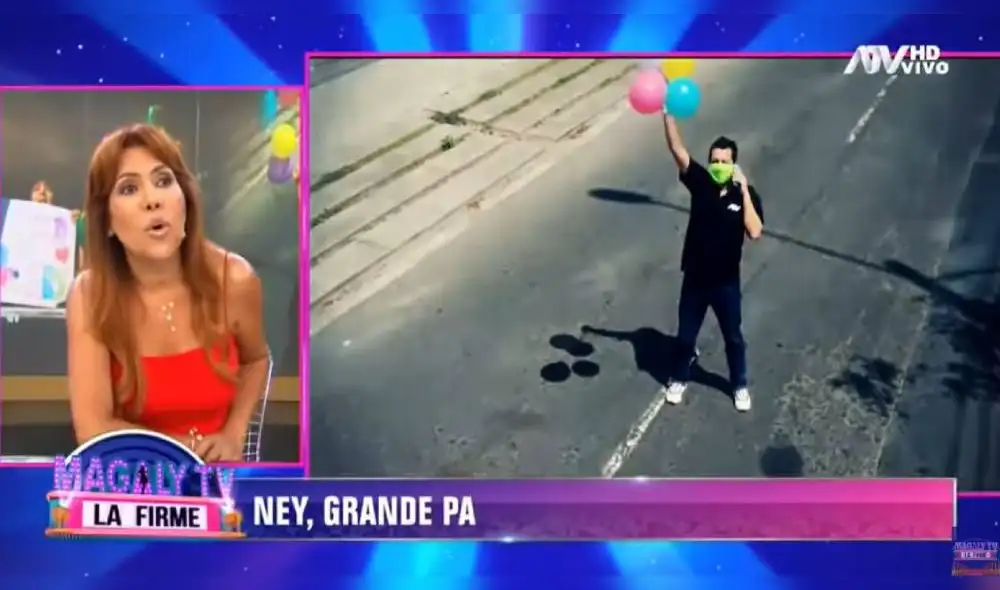 Ney Guerrero le lleva globos a su hija en cuarentena Ney Guerrero le lleva globos a su hija en cuarentena