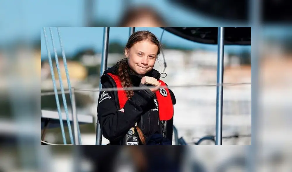 Greta Thunberg, la ambientalista de 16 años que viajó 20 días en velero para evitar contaminar el medioambiente. Foto: Difusión Greta Thunberg, la ambientalista de 16 años que viajó 20 días en velero para evitar contaminar el medioambiente. Foto: Difusión
