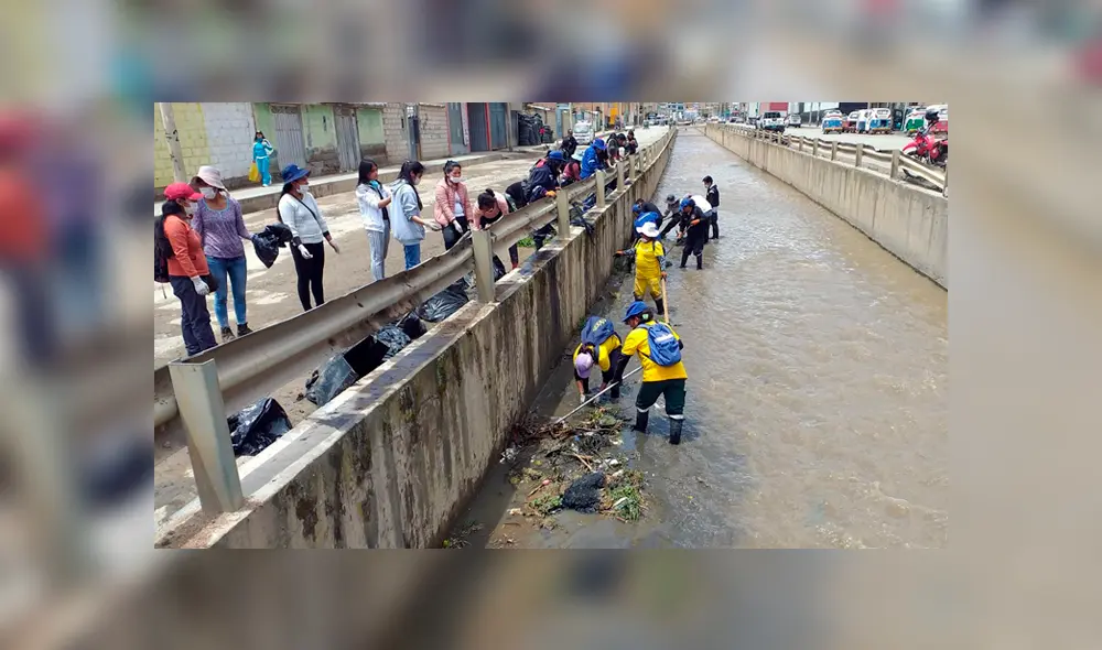 Retiran más de 10 toneladas de residuos en tres ríos de Tarma, Junín. Foto: Andina
