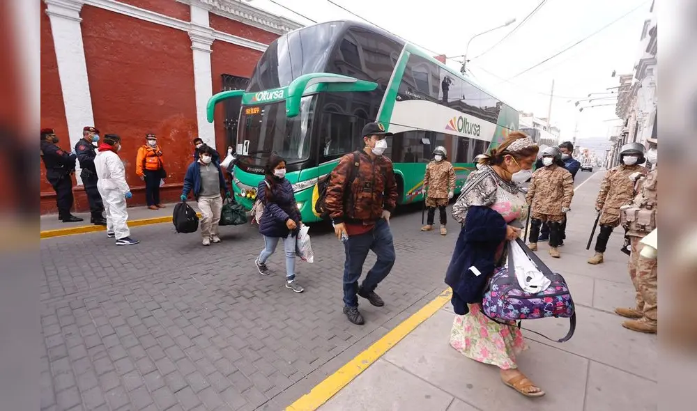 Arequipeños llegaron el último fin de semana desde Lima. Arequipeños llegaron el último fin de semana desde Lima.