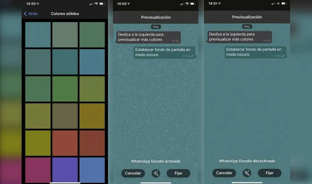 Según un portal especializado en betas de WhatsApp, los nuevos fondos no reemplazarán a los antiguos, sino que ampliarán la selección. Foto: WABetaInfo