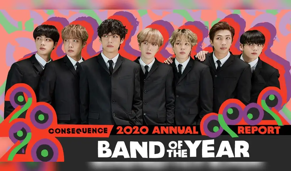 BTS es la banda del año según Consequence of Sound. Foto: @consequence