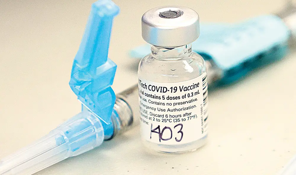 Desafío. Presidente dijo en conferencia que el mayor reto está en mantener la cadena de frío. Foto: AFP Desafío. Presidente dijo en conferencia que el mayor reto está en mantener la cadena de frío. Foto: AFP