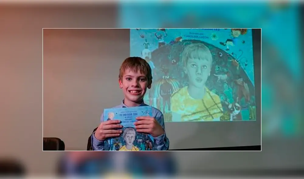 Niño con trastorno autista publica su primer libro de cuentos
