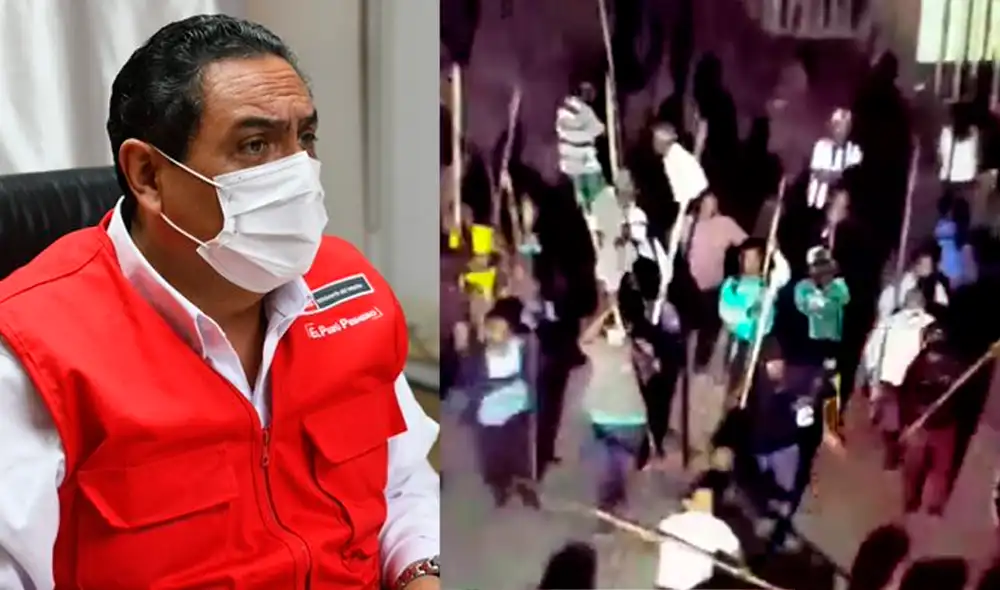 El ministro Jorge Montoya aseguró que la Policía sobre buscó controlar la manifestación de la comunidad indígenas. Composición: La República.