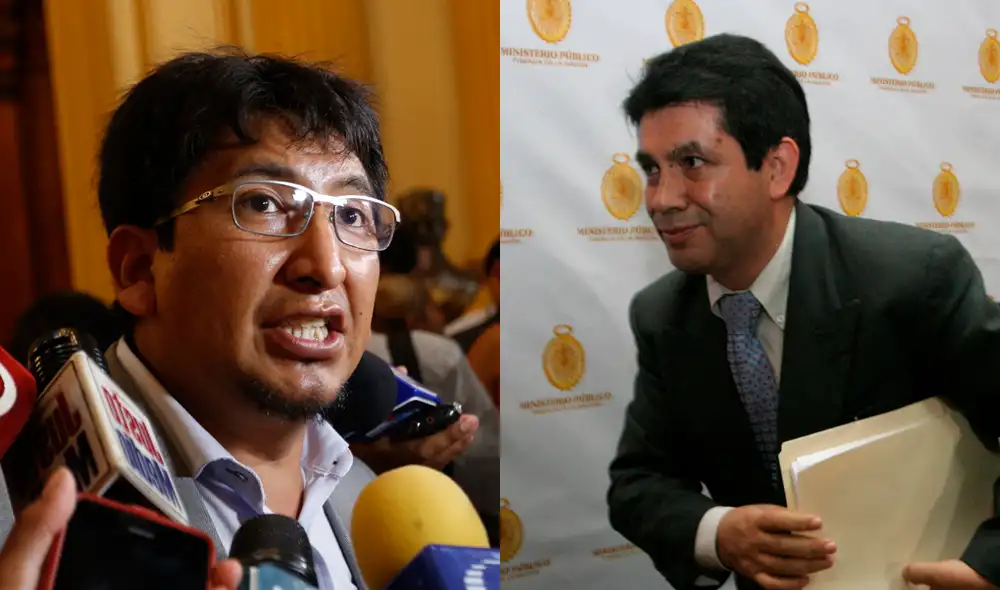 Oracio Pacori y Tomás Gálvez. Foto: La República. Oracio Pacori y Tomás Gálvez. Foto: La República.