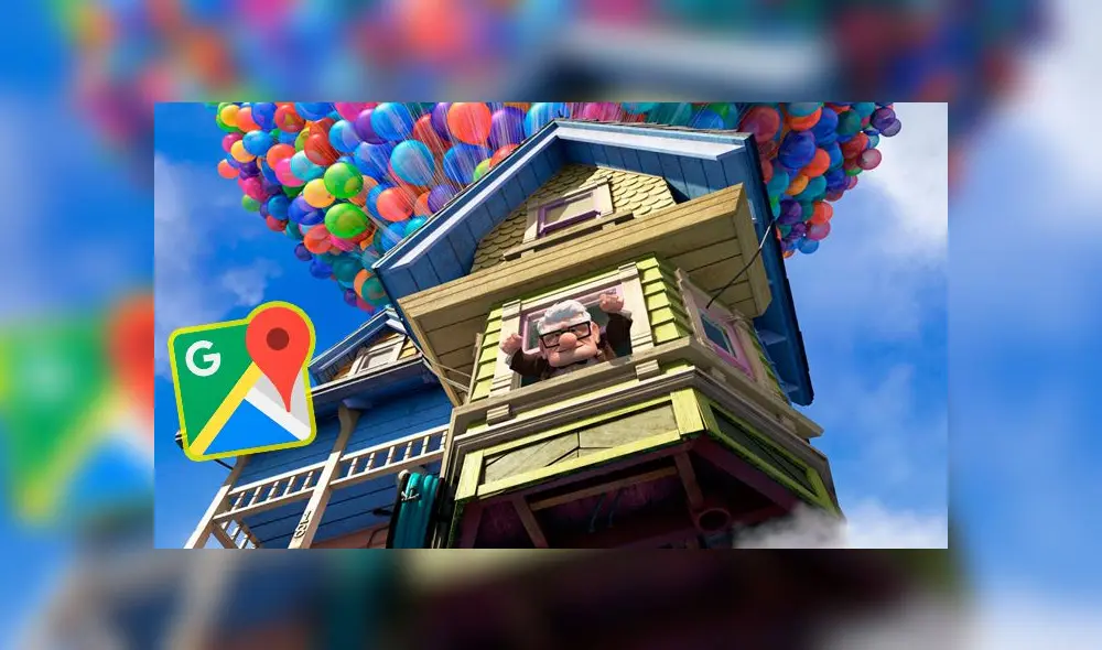 Desliza las imágenes para conocer la casita que inspiró la película de Disney Up!. Foto: Google Maps