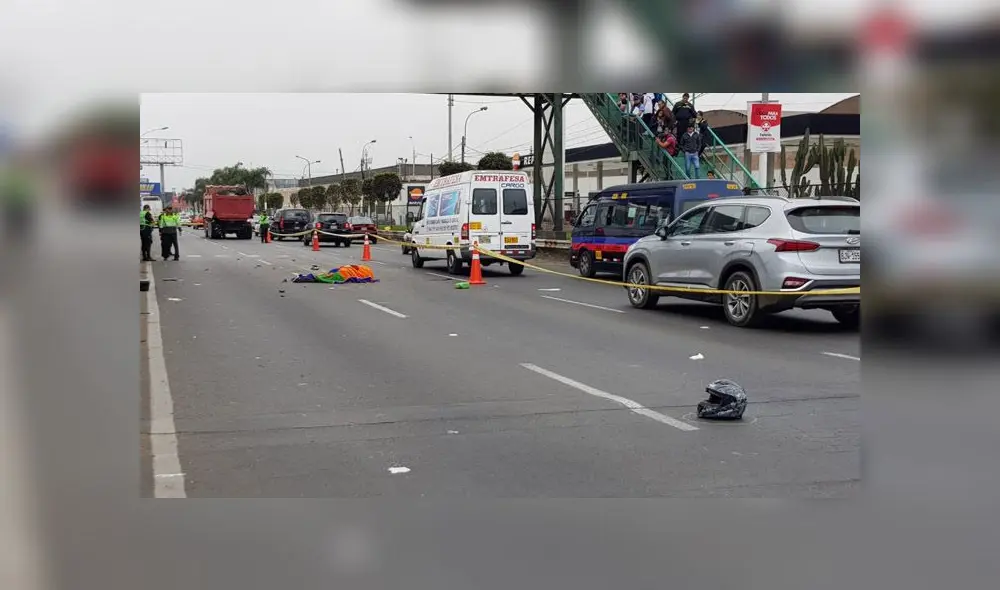 José Carlos Verano Paino perdió la vida en el acto tras el choque. (Foto: Christian Moreno / La República)