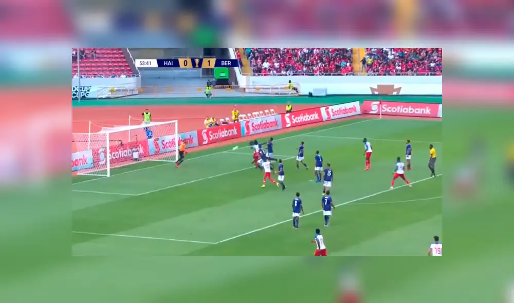 Jugadores de la selección de Haití fingieron una discusión para distraer a sus rivales. (Foto: AFP)