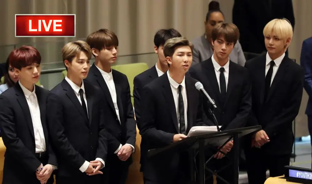 BTS, horarios discurso Naciones Unidas