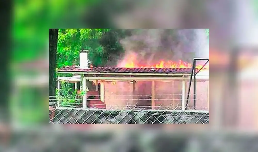 Manifestantes quemaron la casa natal de Hugo Chávez Manifestantes quemaron la casa natal de Hugo Chávez