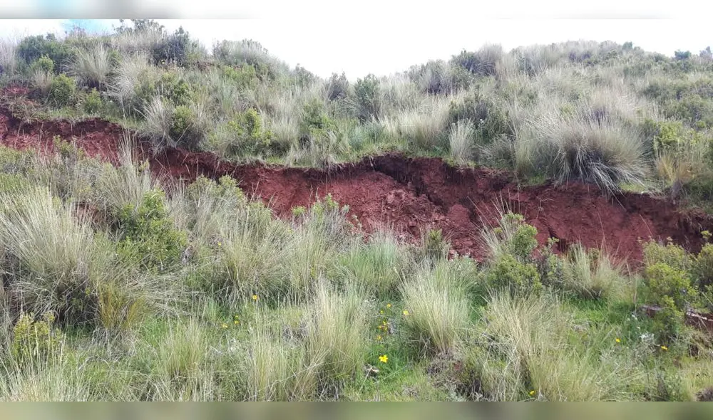 Deberán evacuar a familias en peligro por deslizamientos en Chancarani Ccana.