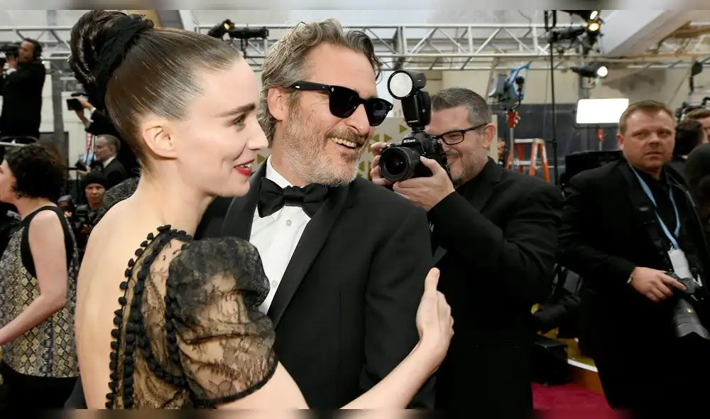 Joaquin Phoenix y Rooney Mara, Oscar 2020, veganos Joaquin Phoenix y Rooney Mara, Oscar 2020, veganos