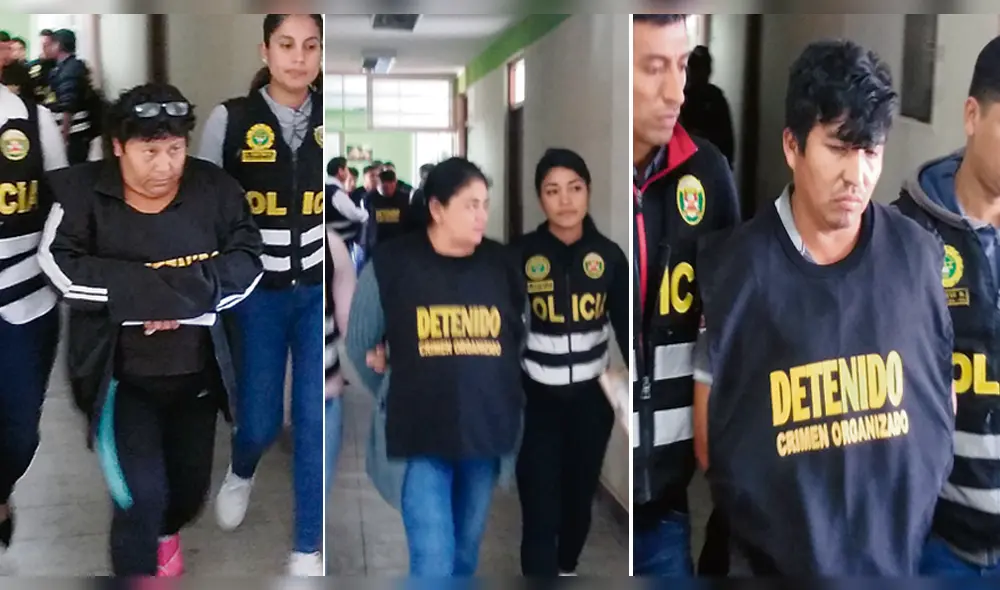 Golpe al hampa. Presuntos miembros de la organzación criminal fueron intervenidos por la PNP y Fiscalía en sus viviendas. Golpe al hampa. Presuntos miembros de la organzación criminal fueron intervenidos por la PNP y Fiscalía en sus viviendas.