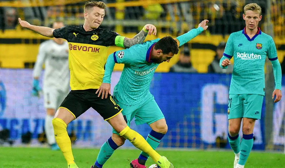 Sigue aquí EN VIVO ONLINE el Barcelona vs. Borussia Dortmund por la fecha 5 del Grupo F de la UEFA Champions League 2019-2020. | Foto: AFP Sigue aquí EN VIVO ONLINE el Barcelona vs. Borussia Dortmund por la fecha 5 del Grupo F de la UEFA Champions League 2019-2020. | Foto: AFP