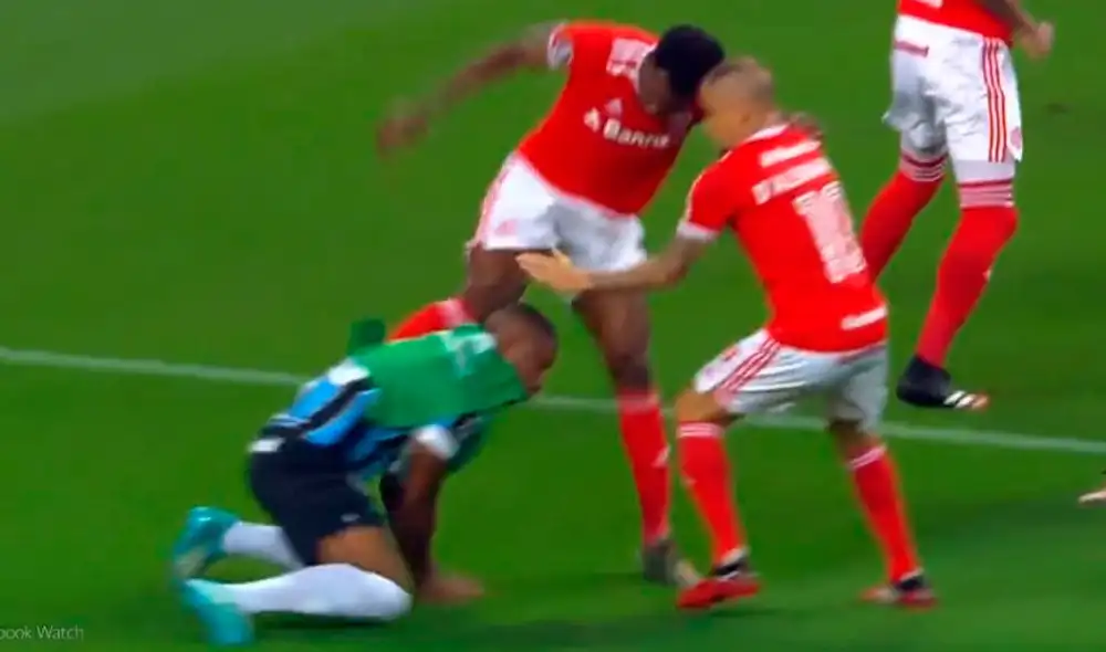 Usuarios combinaron canción de Dragon Ball Super con batalla entre jugadores de Gremio e Inter. Foto: Difusión Usuarios combinaron canción de Dragon Ball Super con batalla entre jugadores de Gremio e Inter. Foto: Difusión