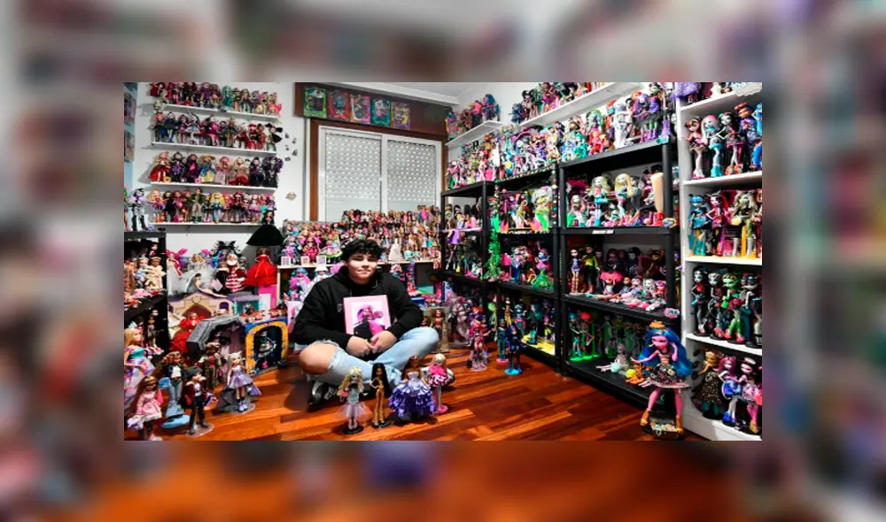 Ethan L. Carballo tiene una colección de más de mil muñecas Monster High. Ethan L. Carballo tiene una colección de más de mil muñecas Monster High.