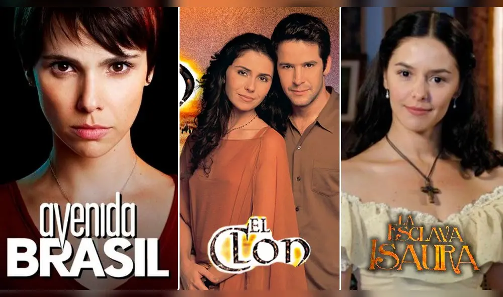 Las novelas brasileñas que causaron furor en Perú. Créditos: Composición