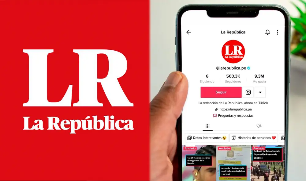 TikTok es la plataforma de videos. Foto: Composición LR