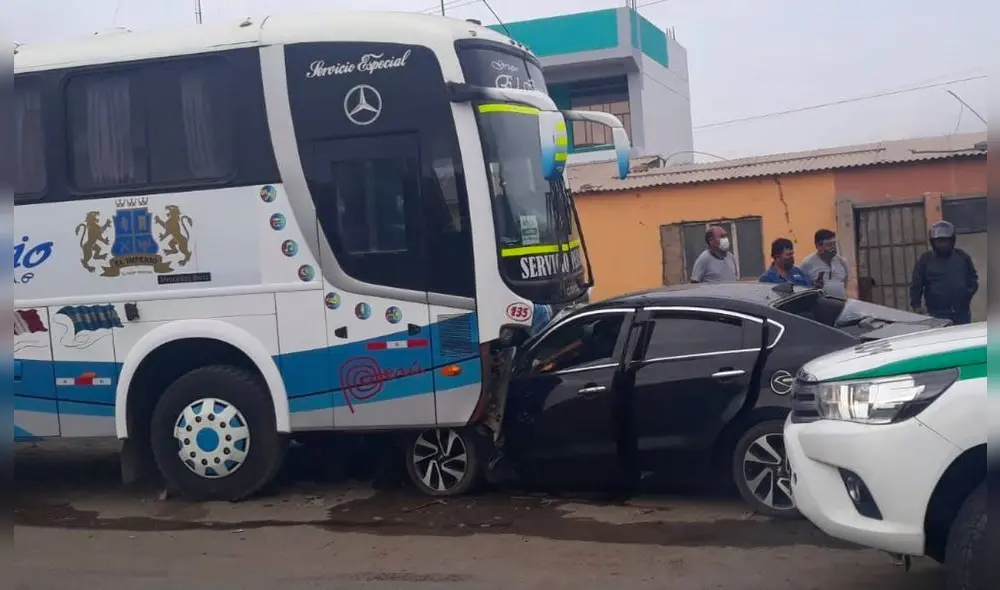 La velocidad habrían sido la causa de accidente de tránsito.