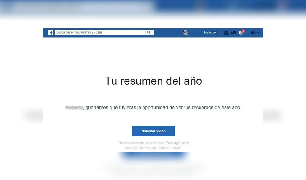 Los usuarios de Facebook podrán editar su video resumen del año 2019.