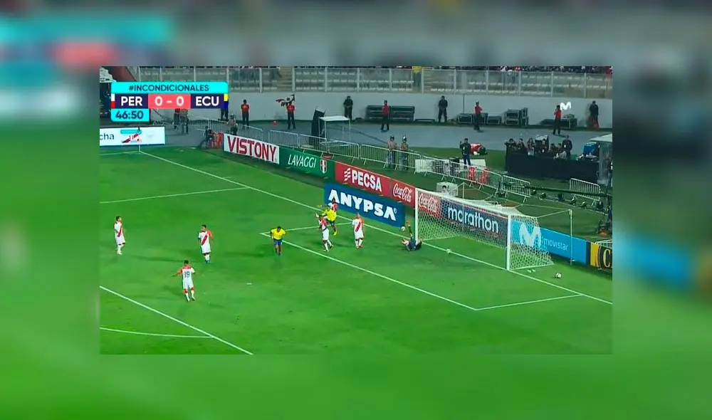 Perú vs Ecuador: Antonio Valencia anotó el 1-0 tras grosero error de Advíncula [VIDEO]