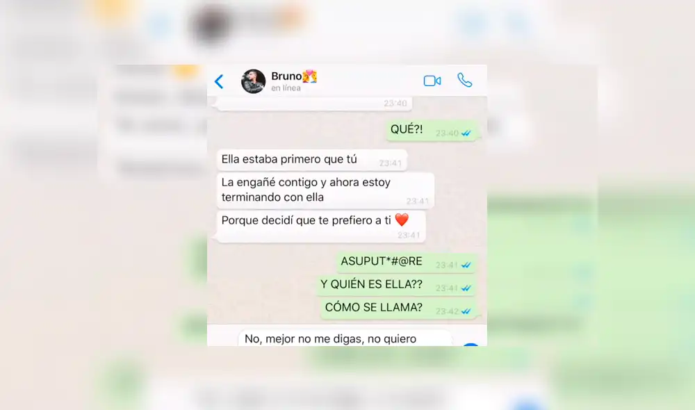 WhatsApp: Joven totalmente ebrio termina revelando oscuro secreto a su novia [FOTOS]