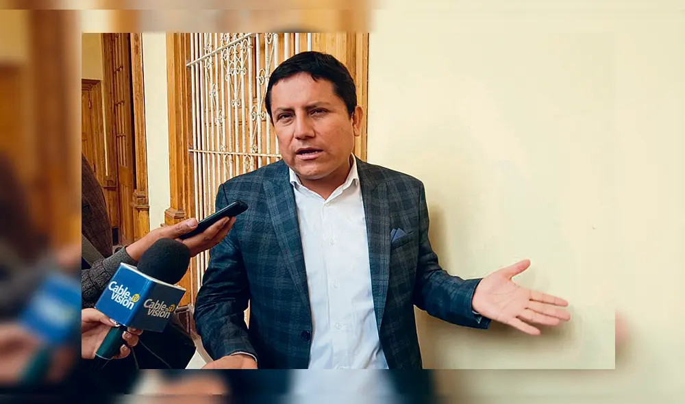 Congresista. Dice que apoyó a Miranda para llegar a dirigencia.