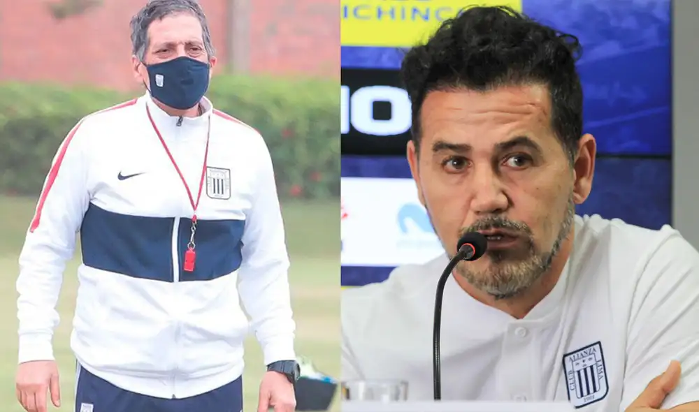 Ahmed invocó a tener paciencia para esperar los resultados del proyecto liderado por Salas. Foto: Composición Alianza Lima/Captura tv Gol Perú Ahmed invocó a tener paciencia para esperar los resultados del proyecto liderado por Salas. Foto: Composición Alianza Lima/Captura tv Gol Perú