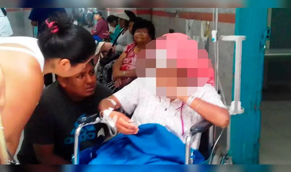 Lisseth llegó inconsciente al hospital tras ser golpeada. Lisseth llegó inconsciente al hospital tras ser golpeada.