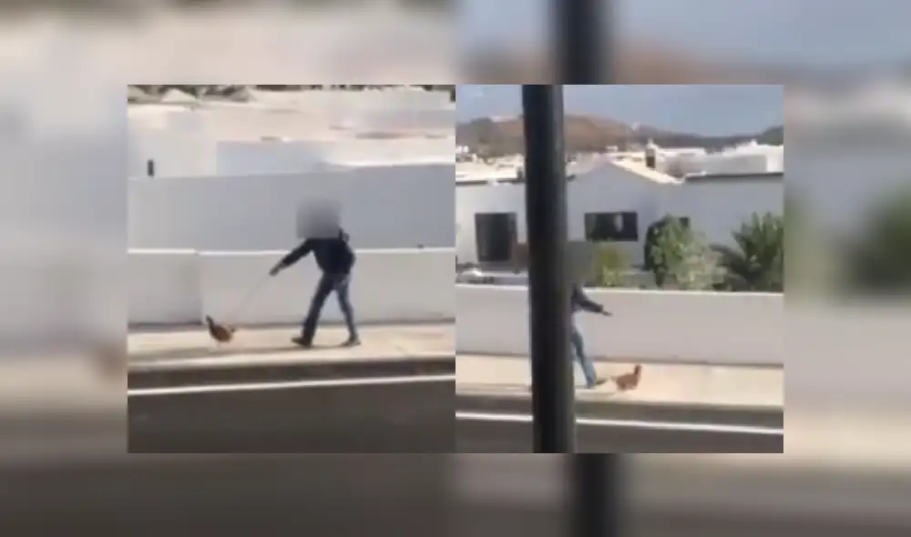 El sujeto podría pagar una fuerte suma de dinero por incumplir las órdenes de cuarentena en España. (Foto: captura)