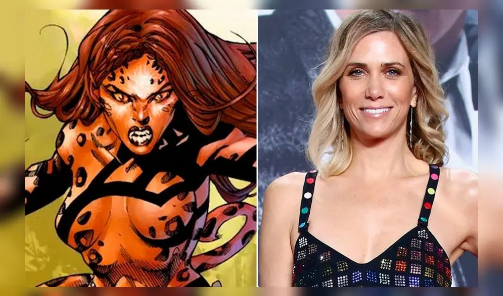 Primera imagen de Kristen Wiig como Cheetah. Créditos: Composición