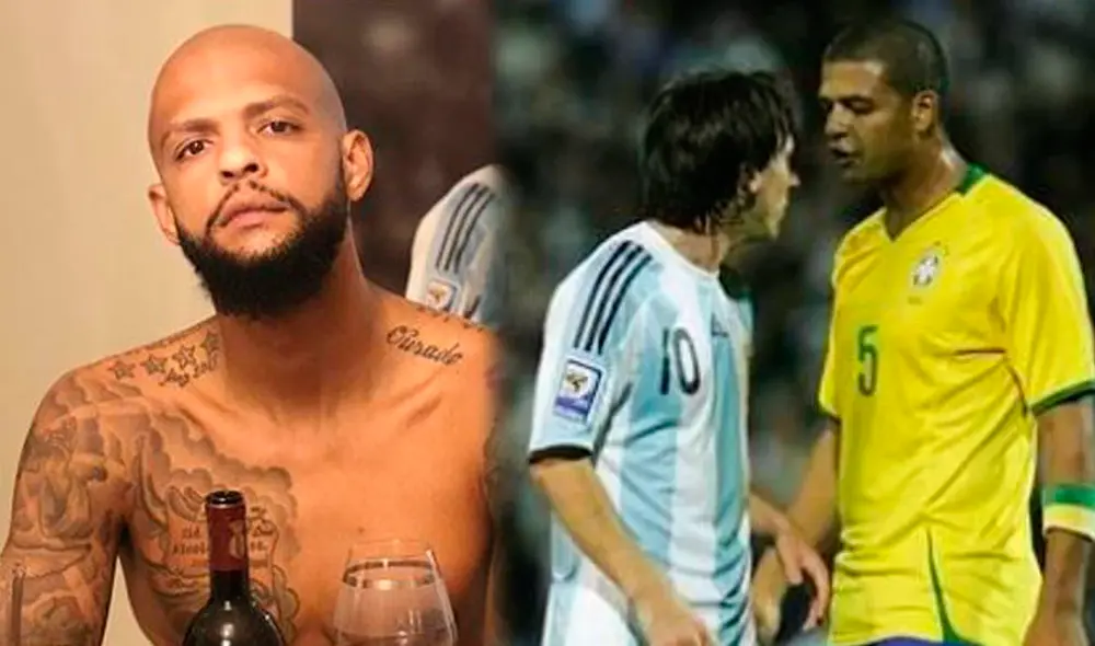 El controversial futbolista brasileño concedió una entrevista al diario Clarín y reveló la estrategia que utilizaba la selección de Brasil para controlar a Messi.