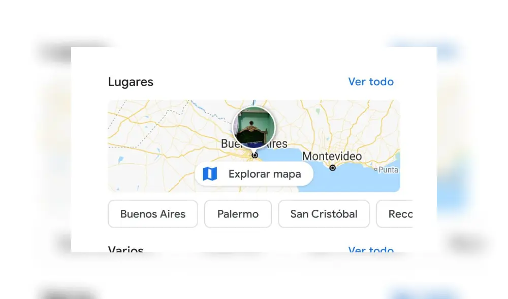 Mostrándote todos esos lugares donde te tomaste fotos en los últimos años.